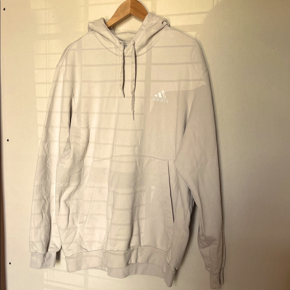 Adidas Light Gray Hoodie